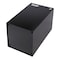 Alpine Industries Square Recycling Bin, 29 Gallons, Black Can, Square Opening Lid, for Trash ALP4450-KIT-BLK-S-TR - alternate 4